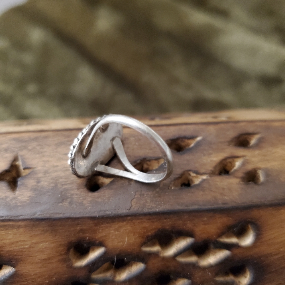 Vintage Sterling Turquoise ring - Picture 3 of 3